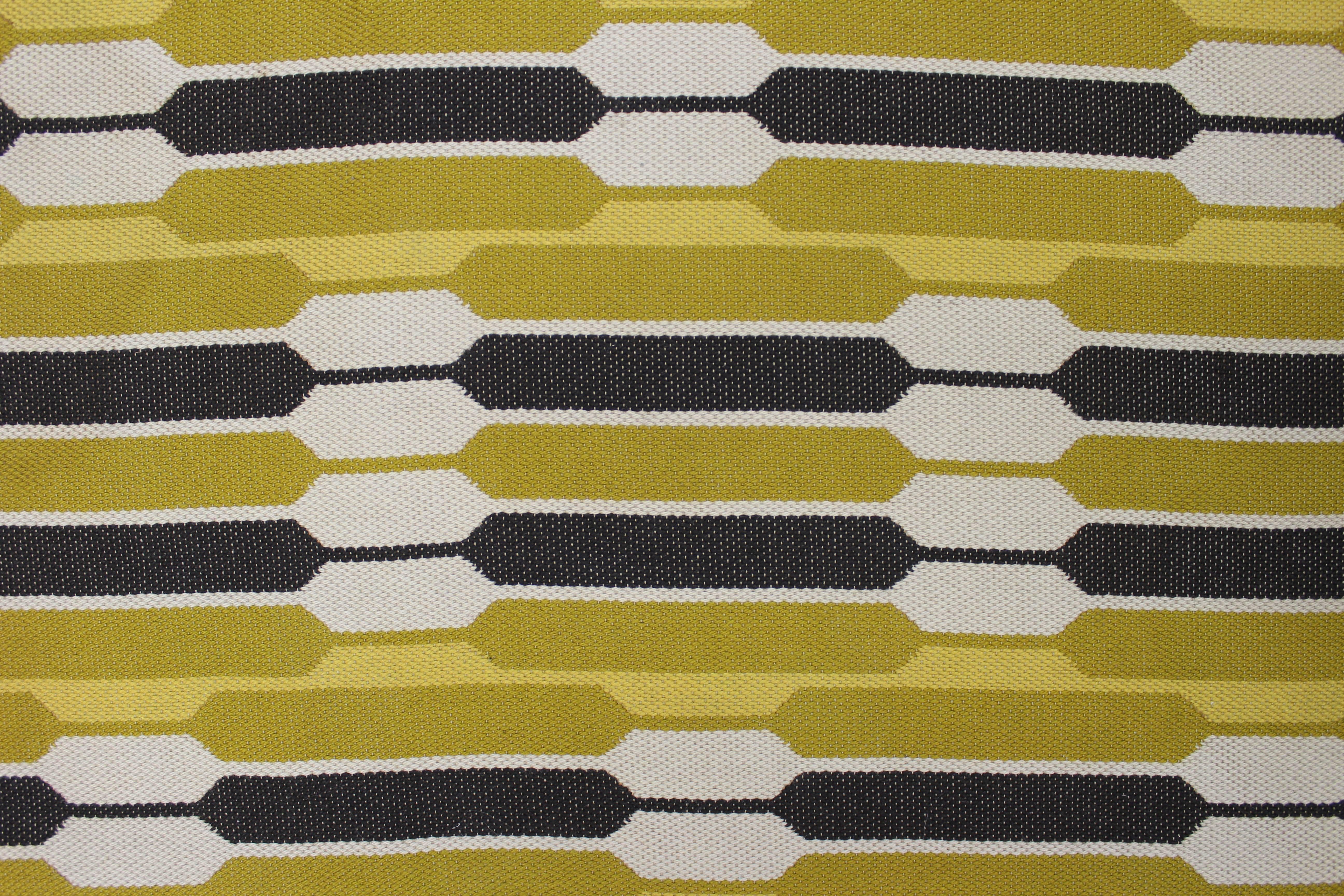 Danish flat weave geometric rug.

Mid-Century Modern / Scandinavian Modern