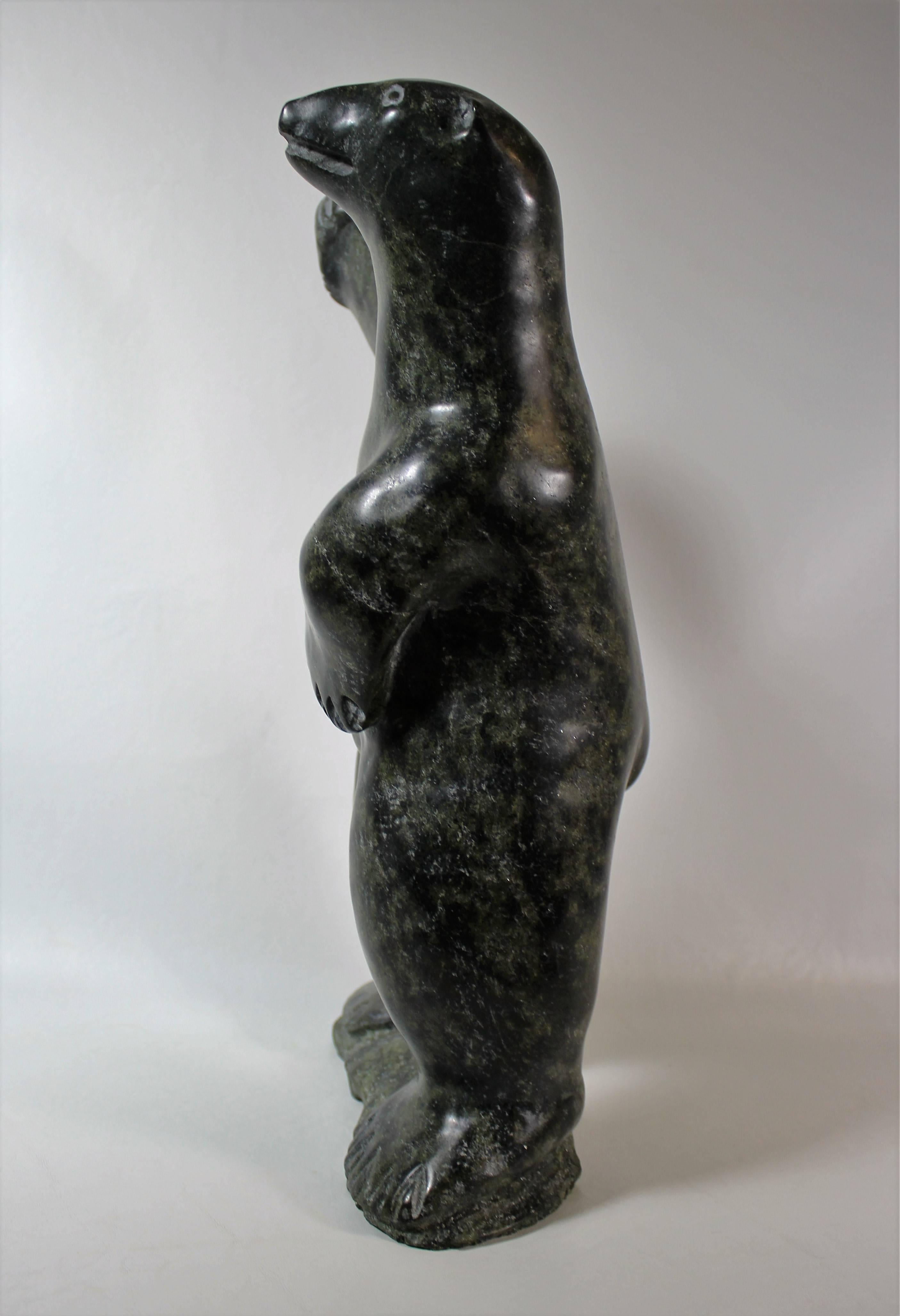 inuit bear sculpture