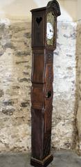 French Empire Carved 'Savard' Comtoise or Morbier Longcase Clock from Yvetot