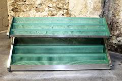 Wrigley's Gum Counter Top Display Shelving Unit, 1940s Metal and Chrome
