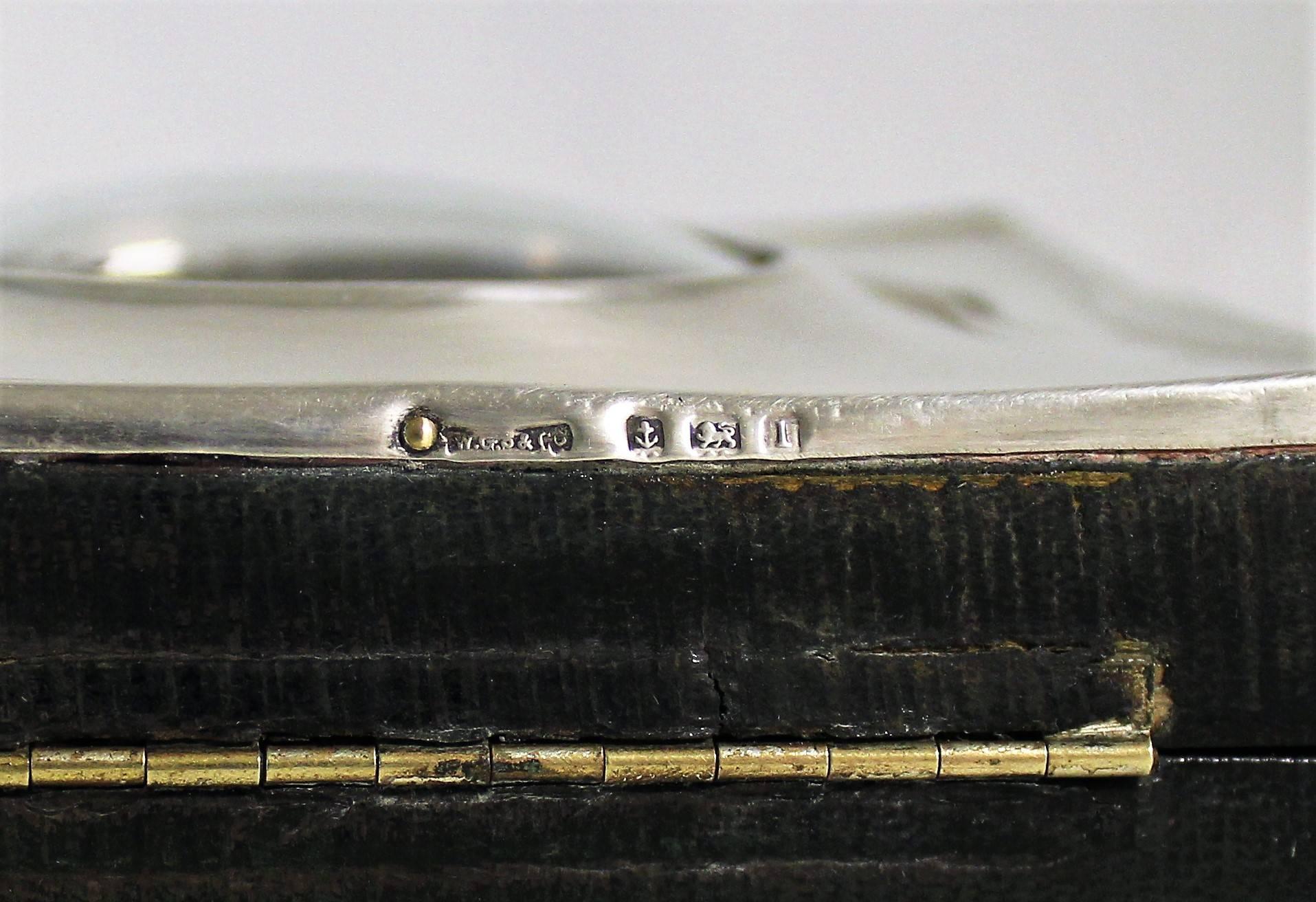 Short & Mason Barometer in Sterling Silver Case 3