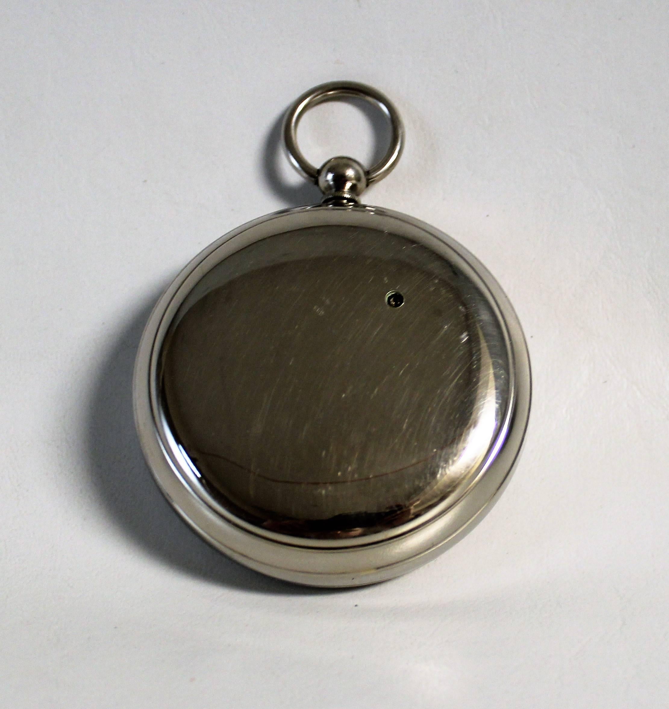 Short & Mason Barometer in Sterling Silver Case 1