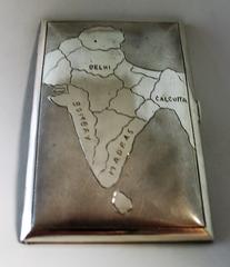 Silver Cigarette Case of Taj Mahal