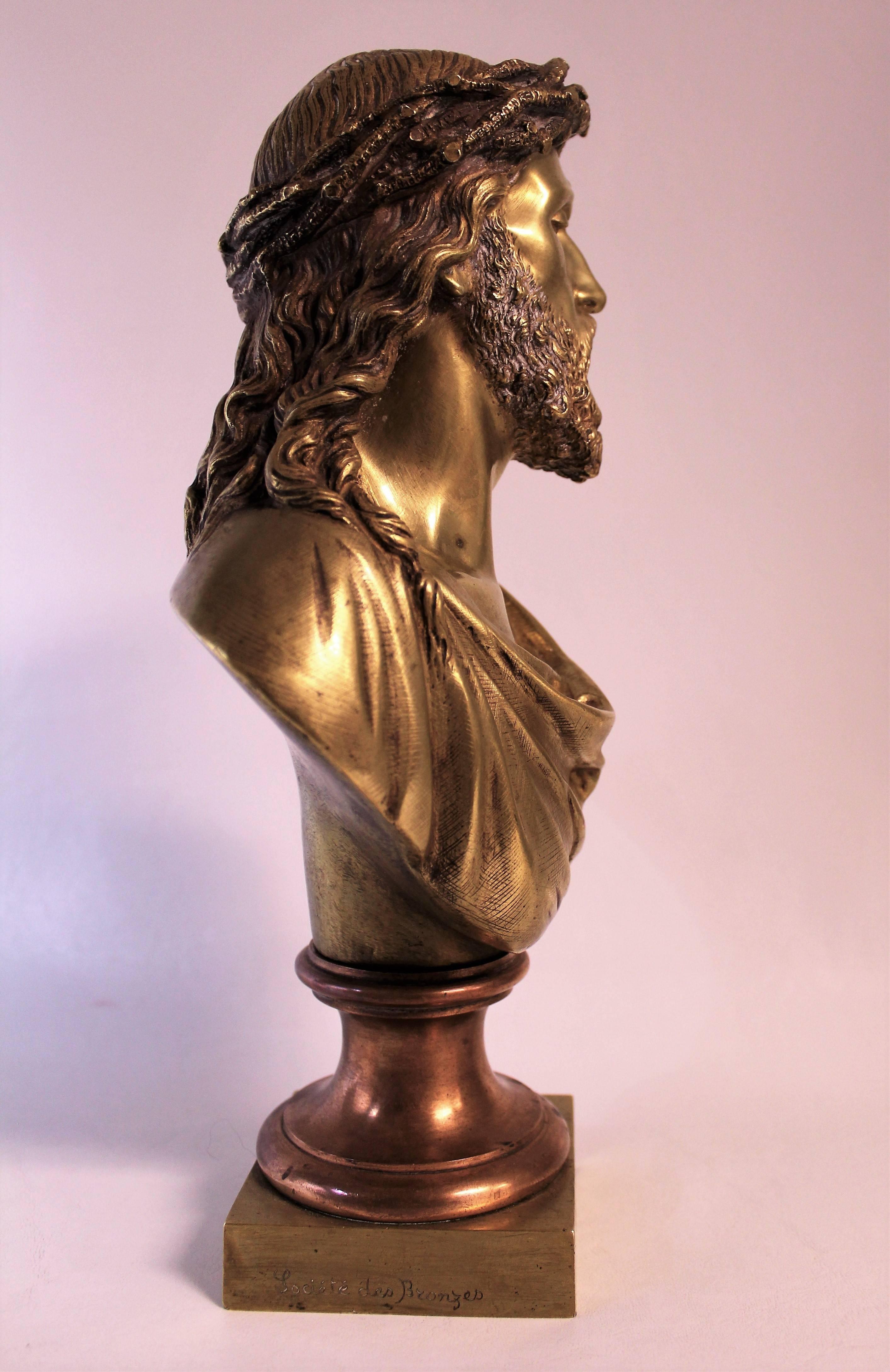 bronze jesus