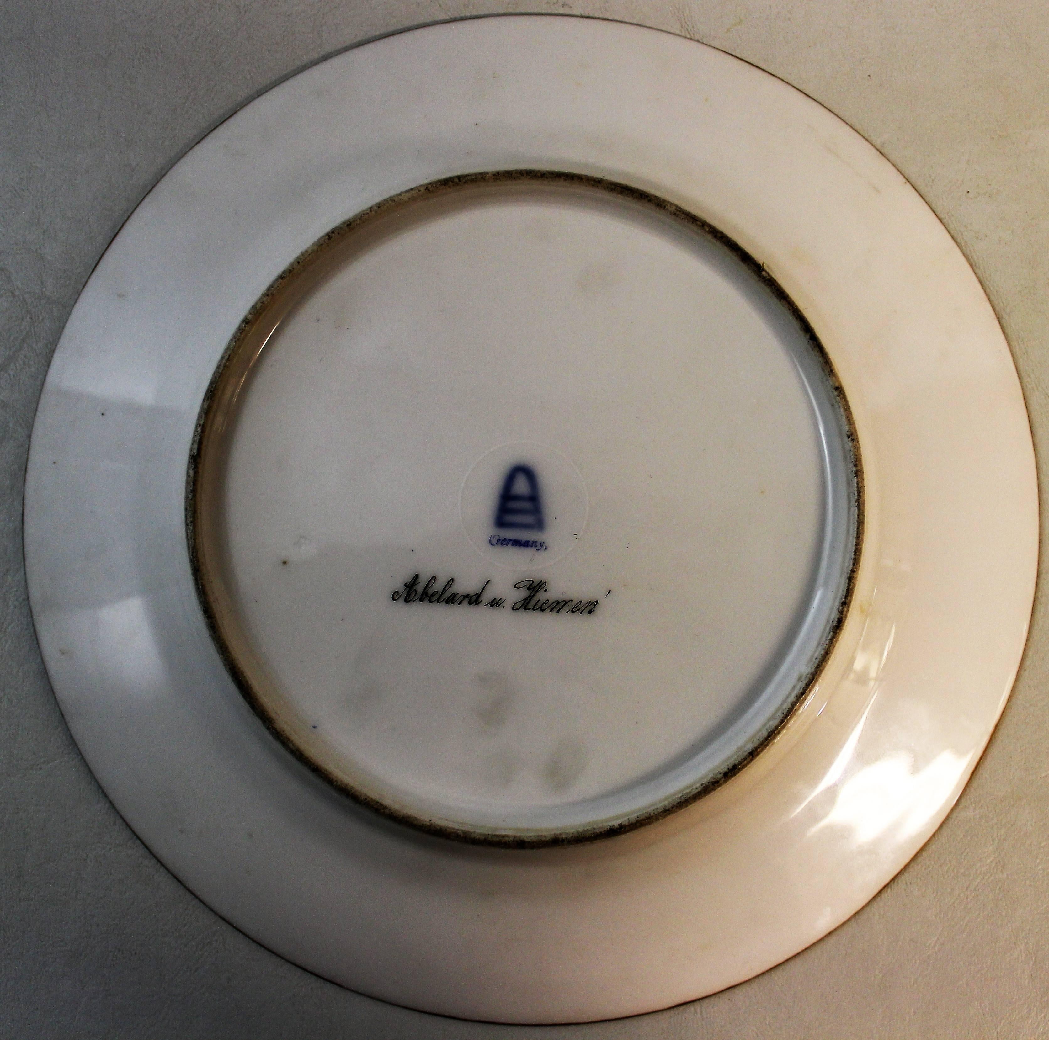 Royal Vienna Style Porcelain Charger 'Nach Angelika Kauffmann' In Good Condition For Sale In Hamilton, Ontario