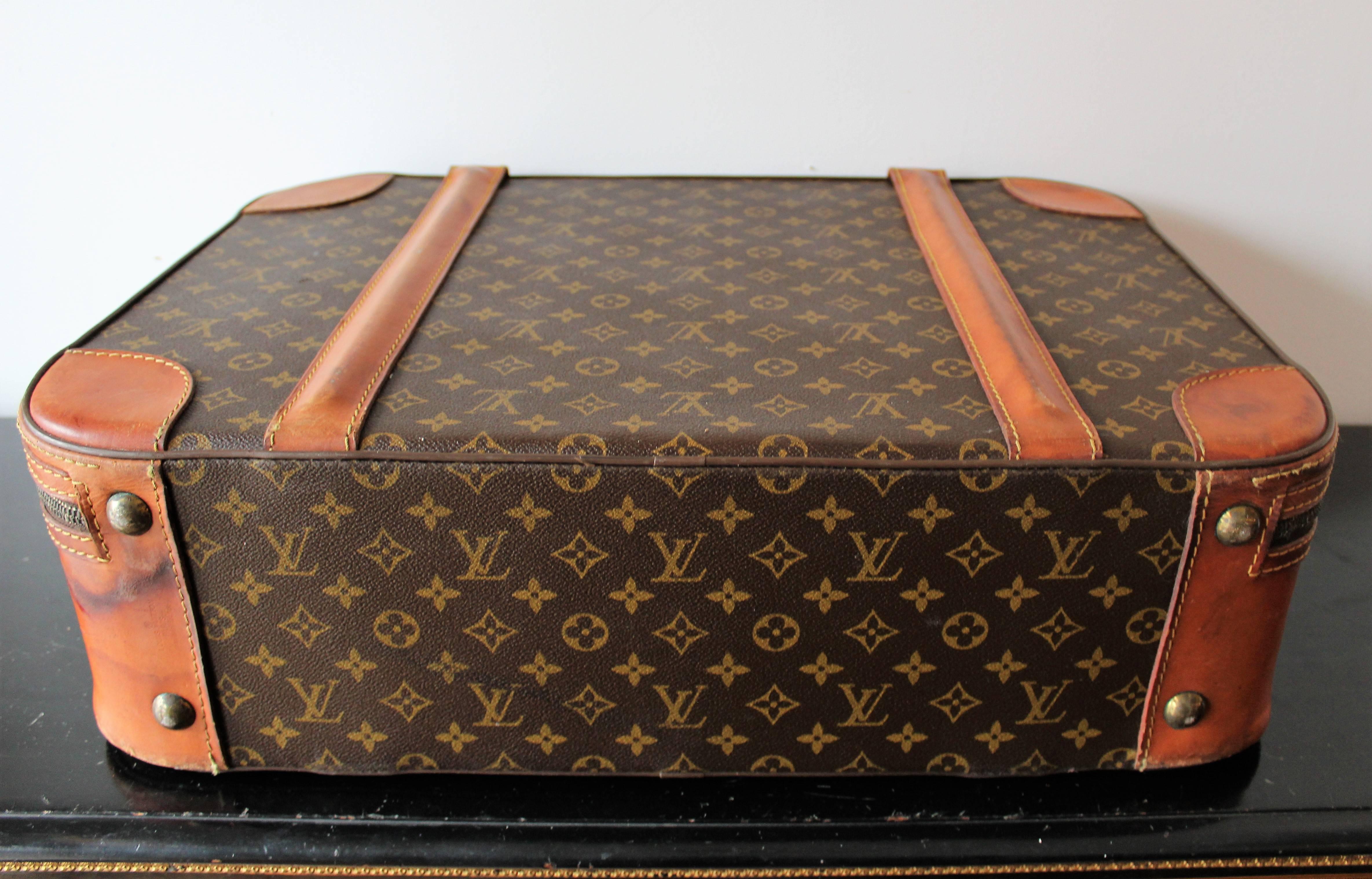 French Louis Vuitton Monogram Holdall Luggage Bag