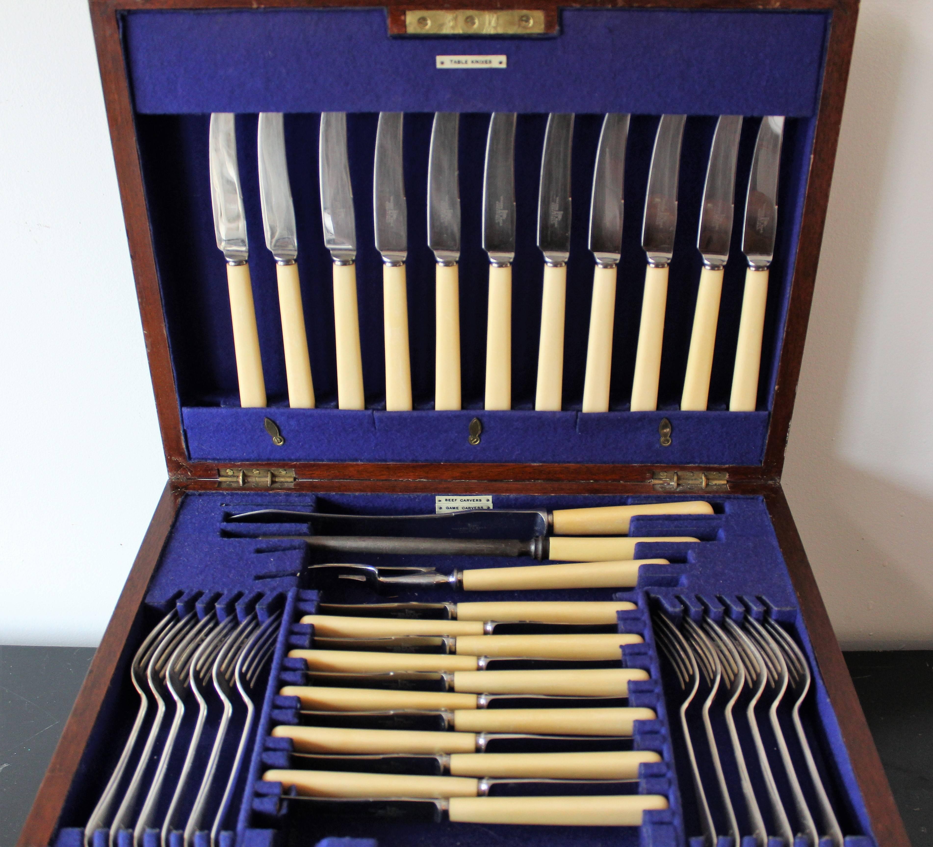 sterling silver 12 piece place setting