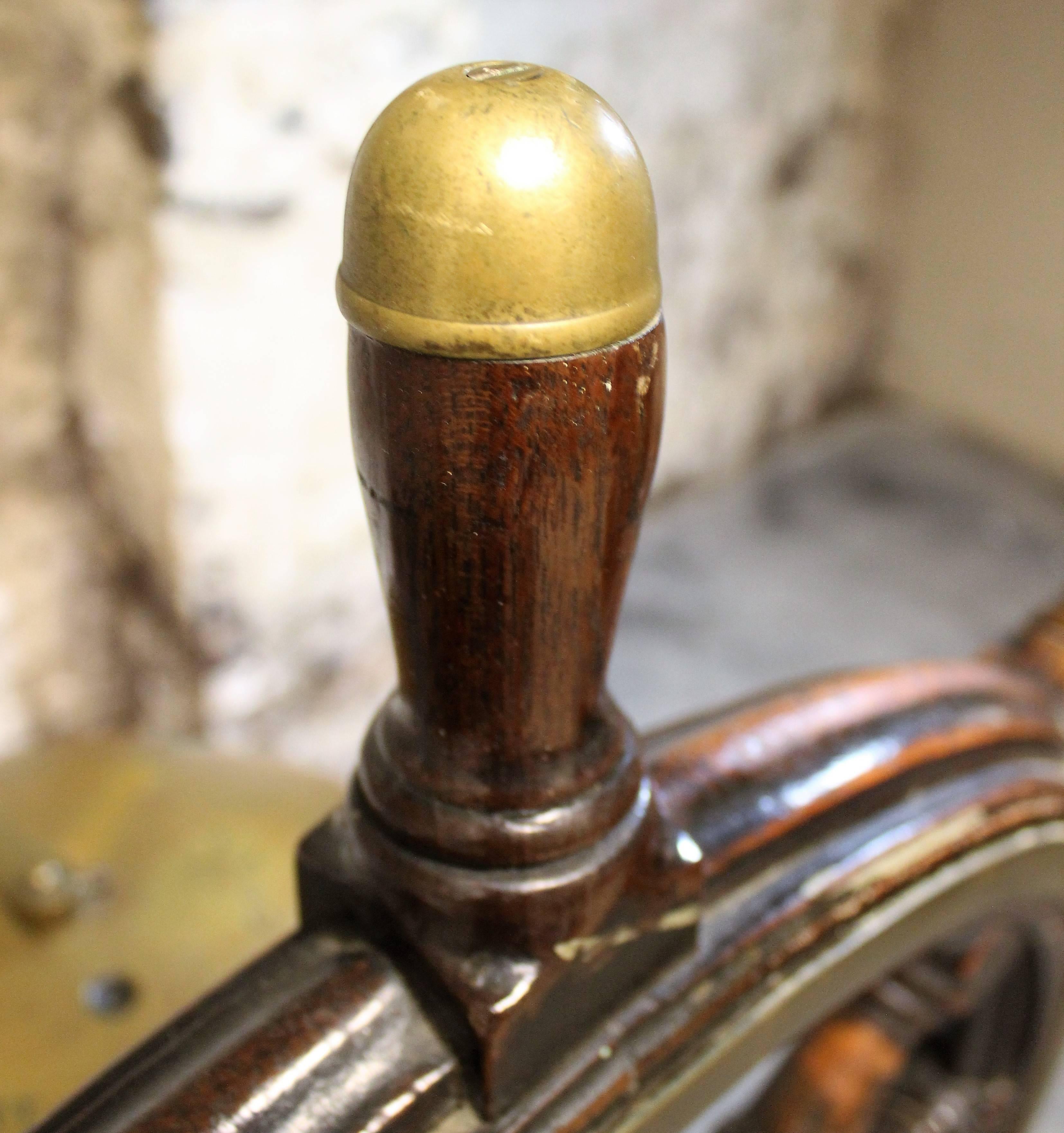 Nautical Steering Station, Ship's Wheel and Pedestal In Good Condition In Hamilton, Ontario