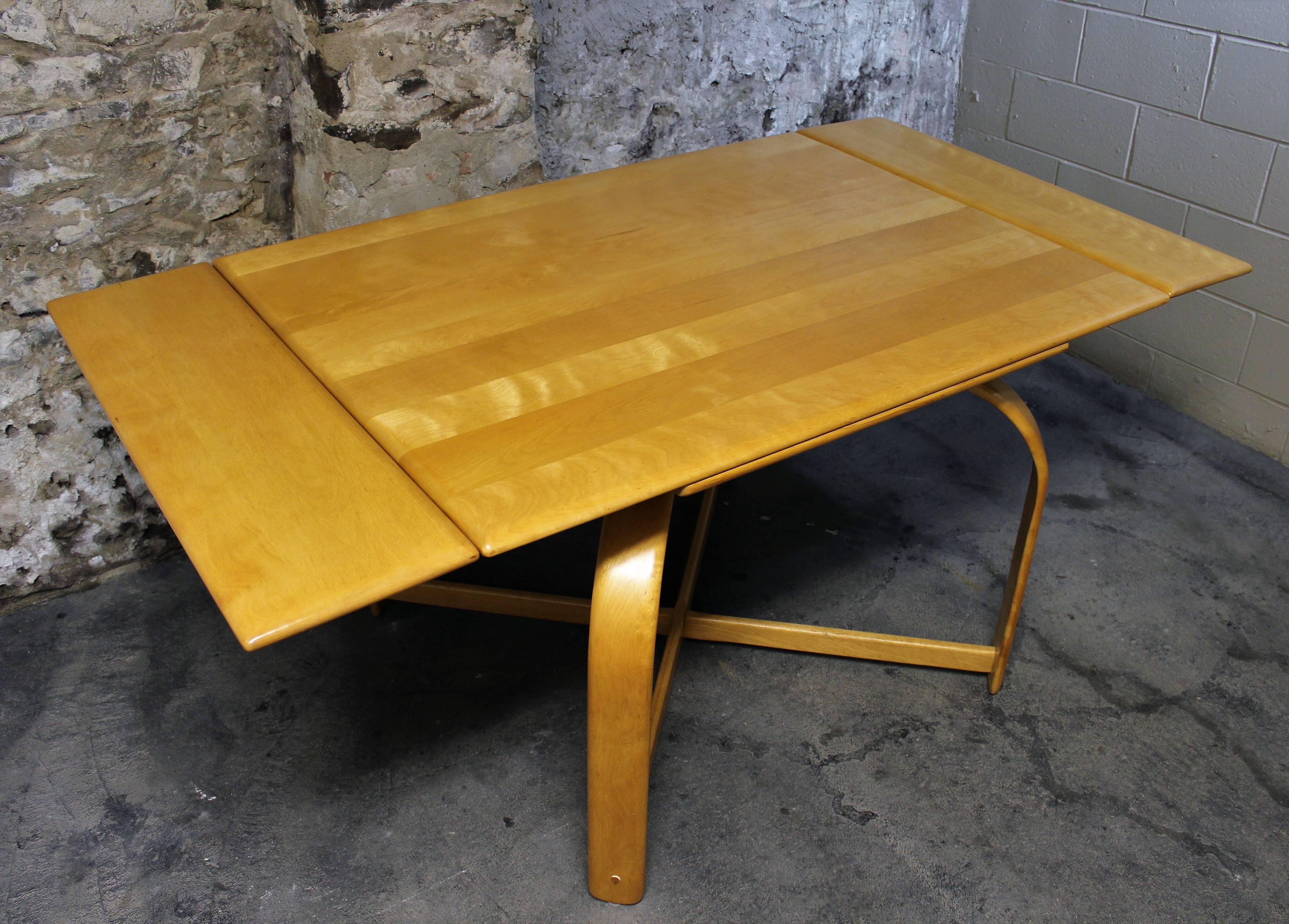 American Gilbert Rohde Art Deco Dining Table for Heywood Wakefield