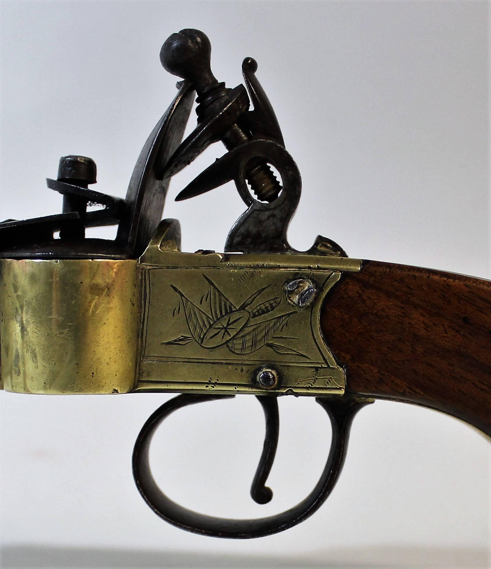 18th Century, Flintlock Tinder Lighter In Good Condition In Hamilton, Ontario