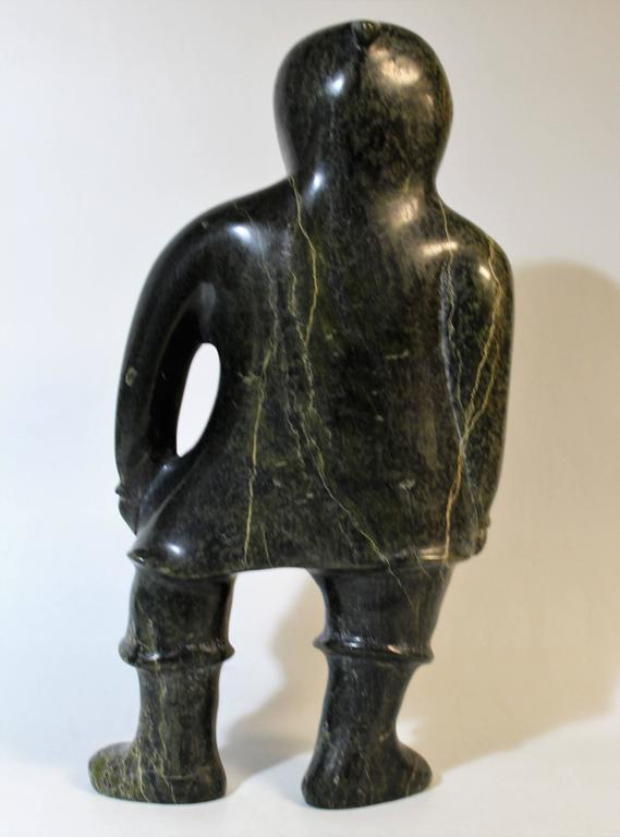 Inuit Soapstone Figural Sculpture For Sale at 1stDibs