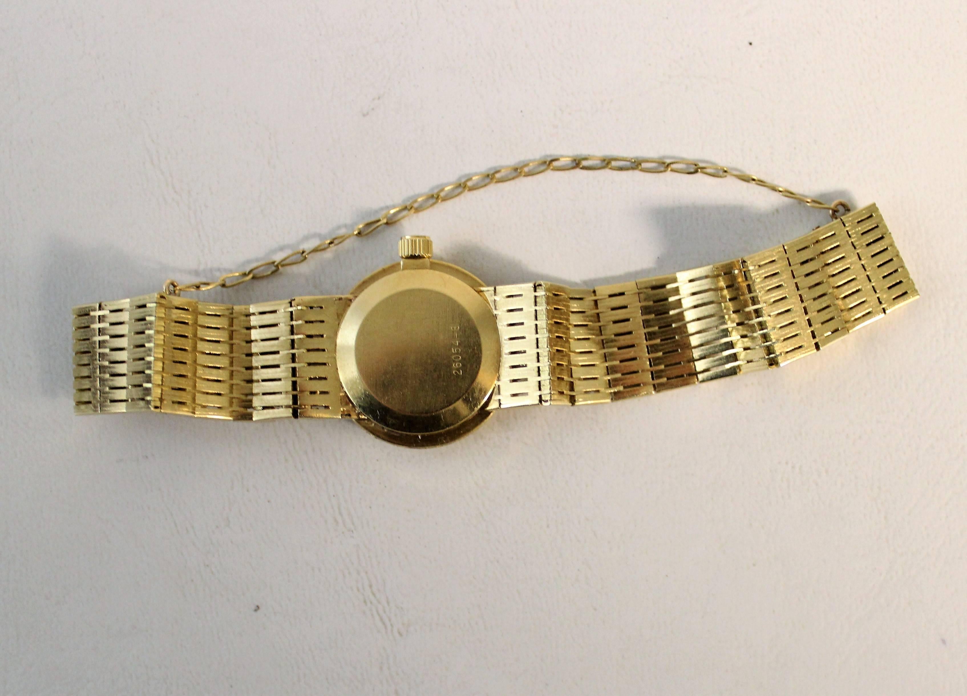20th Century 18 Carat Gold Ladies Hamilton Watch For Sale