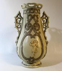 19th Century Villeroy & Boch Parian Vase