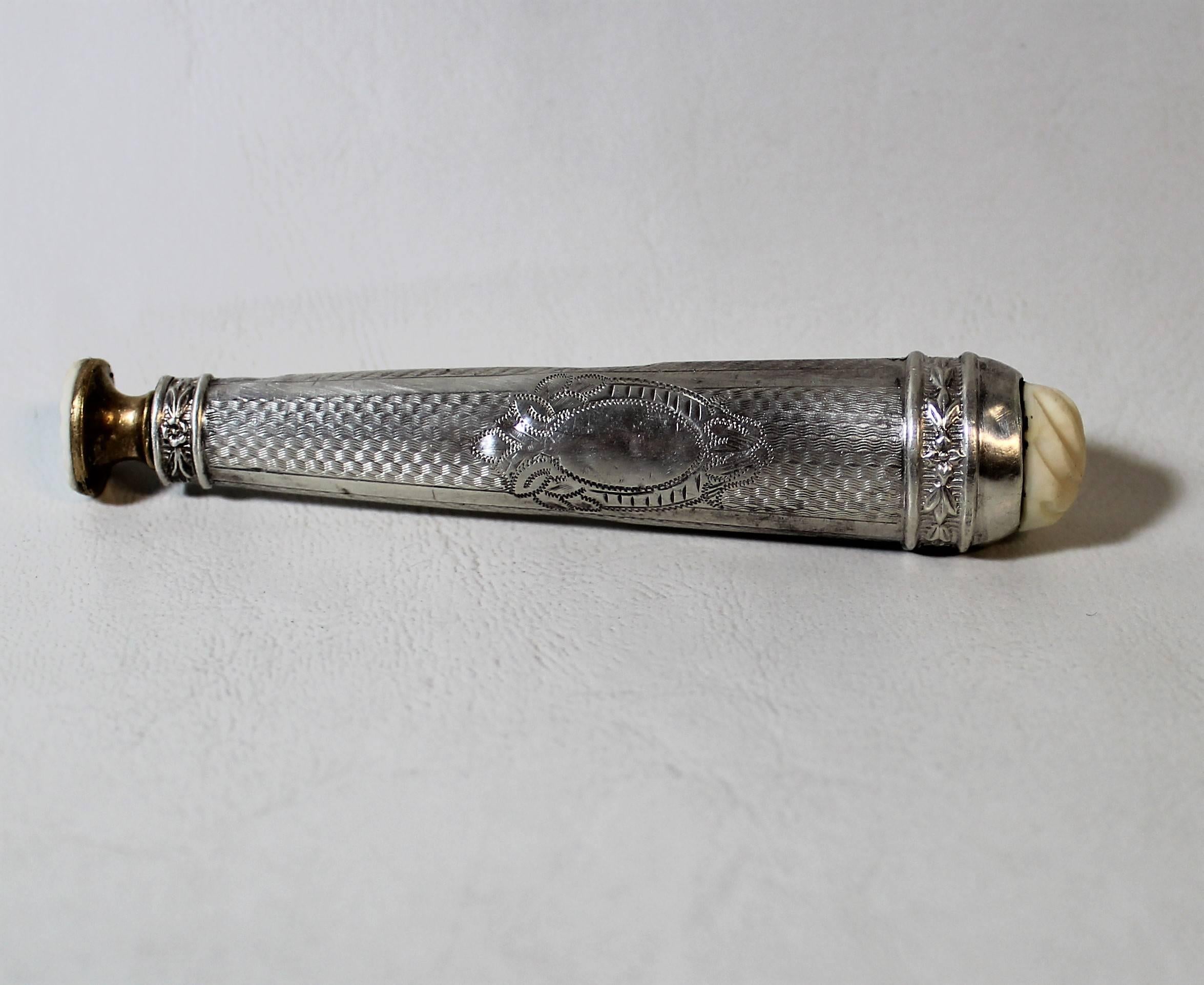 19th Century German Masonic Walking Stick and Silver Wax Seal 1