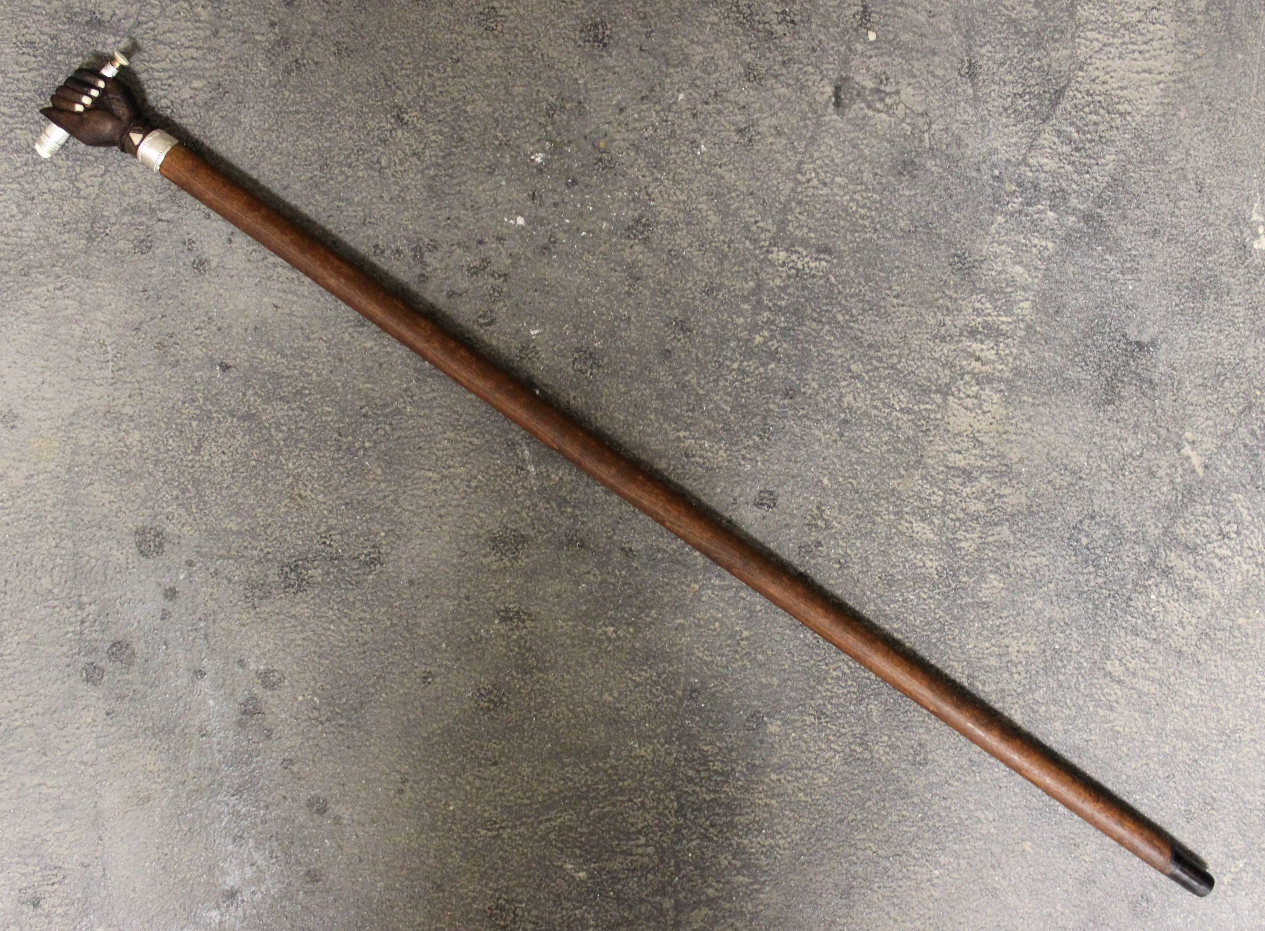 19th Century German Masonic Walking Stick and Silver Wax Seal 4