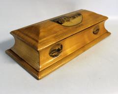 19th Century Scottish Mauchline Ware Jewelry or Trinket Box