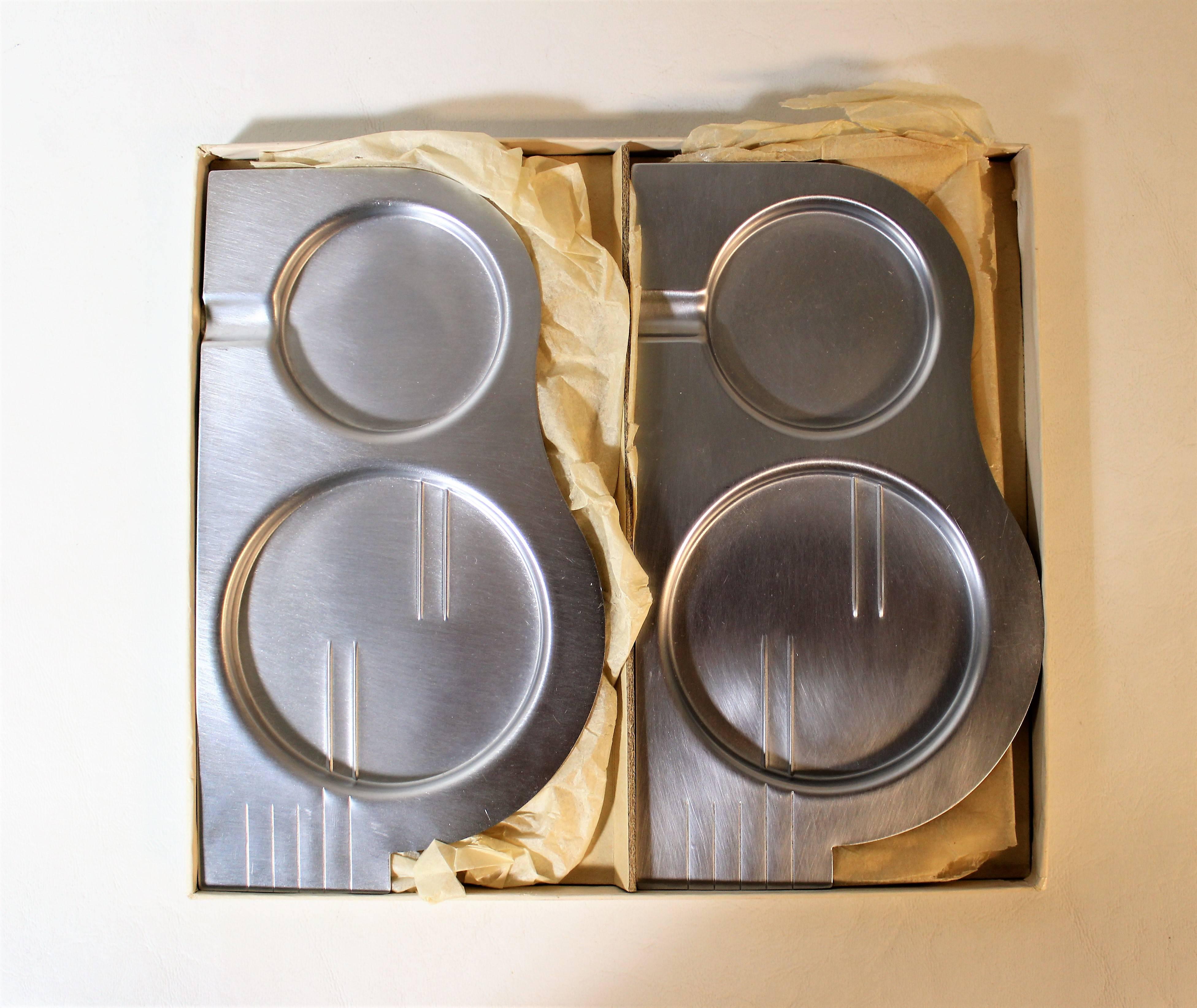 Set of Four Revere Art Deco Ashtrays In Good Condition In Hamilton, Ontario