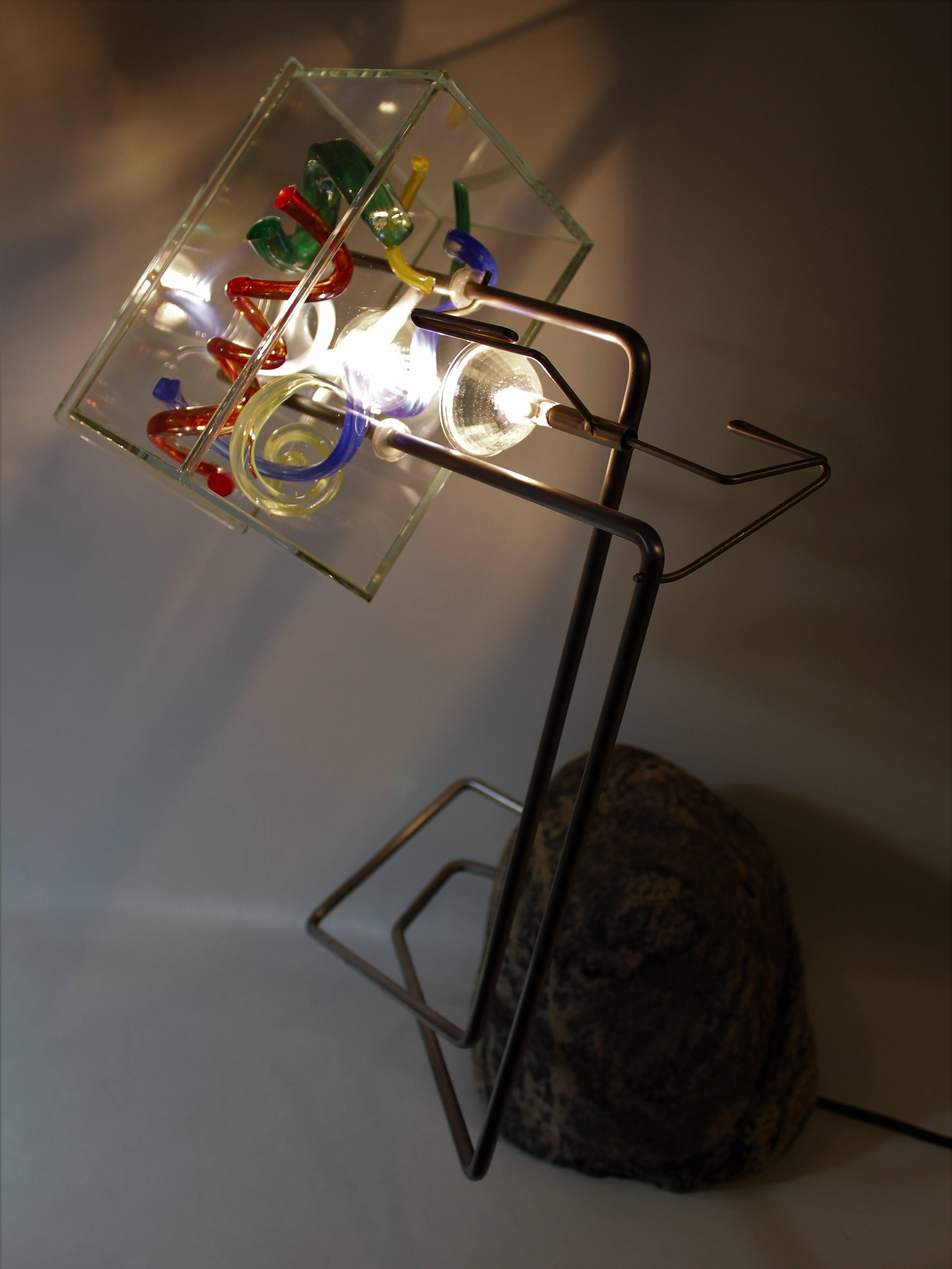 Daniel-Jean Primeau Lamp In Excellent Condition For Sale In Hamilton, Ontario