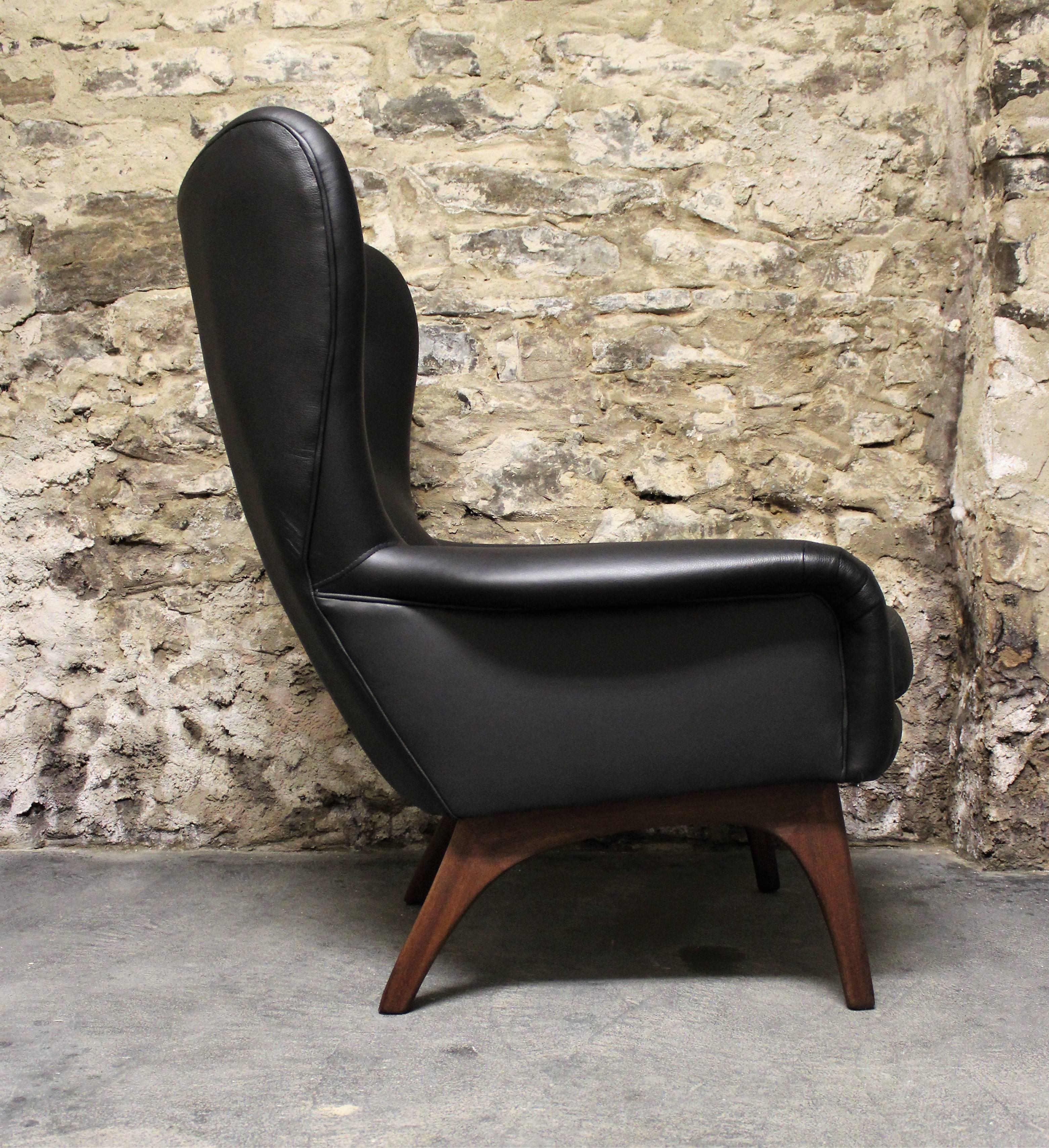 Mid-Century Modern Adrian Pearsall Attributed Wingback Lounge Chair