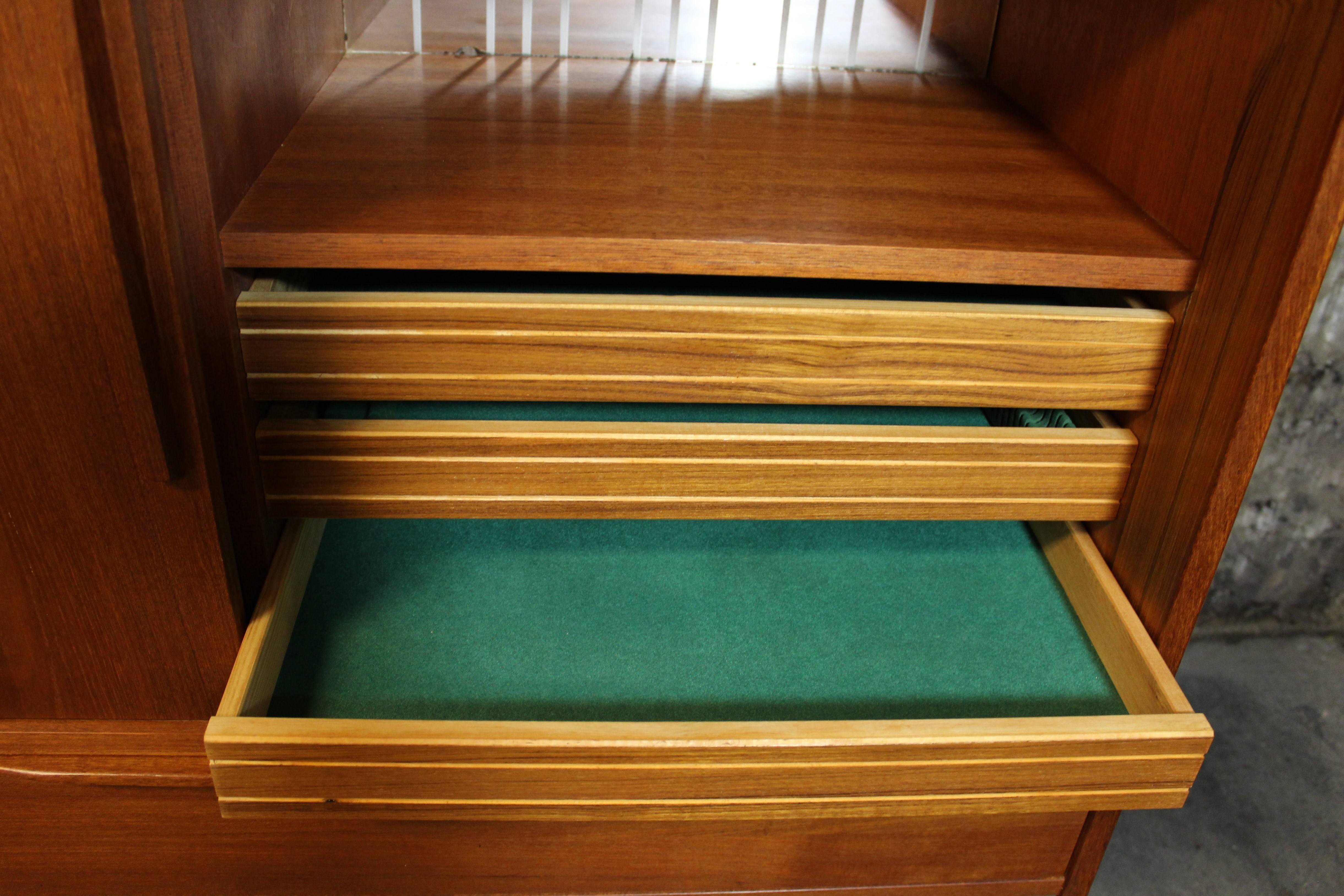 Swedish Teak Credenza or Highboard from Royal Board of Sweden