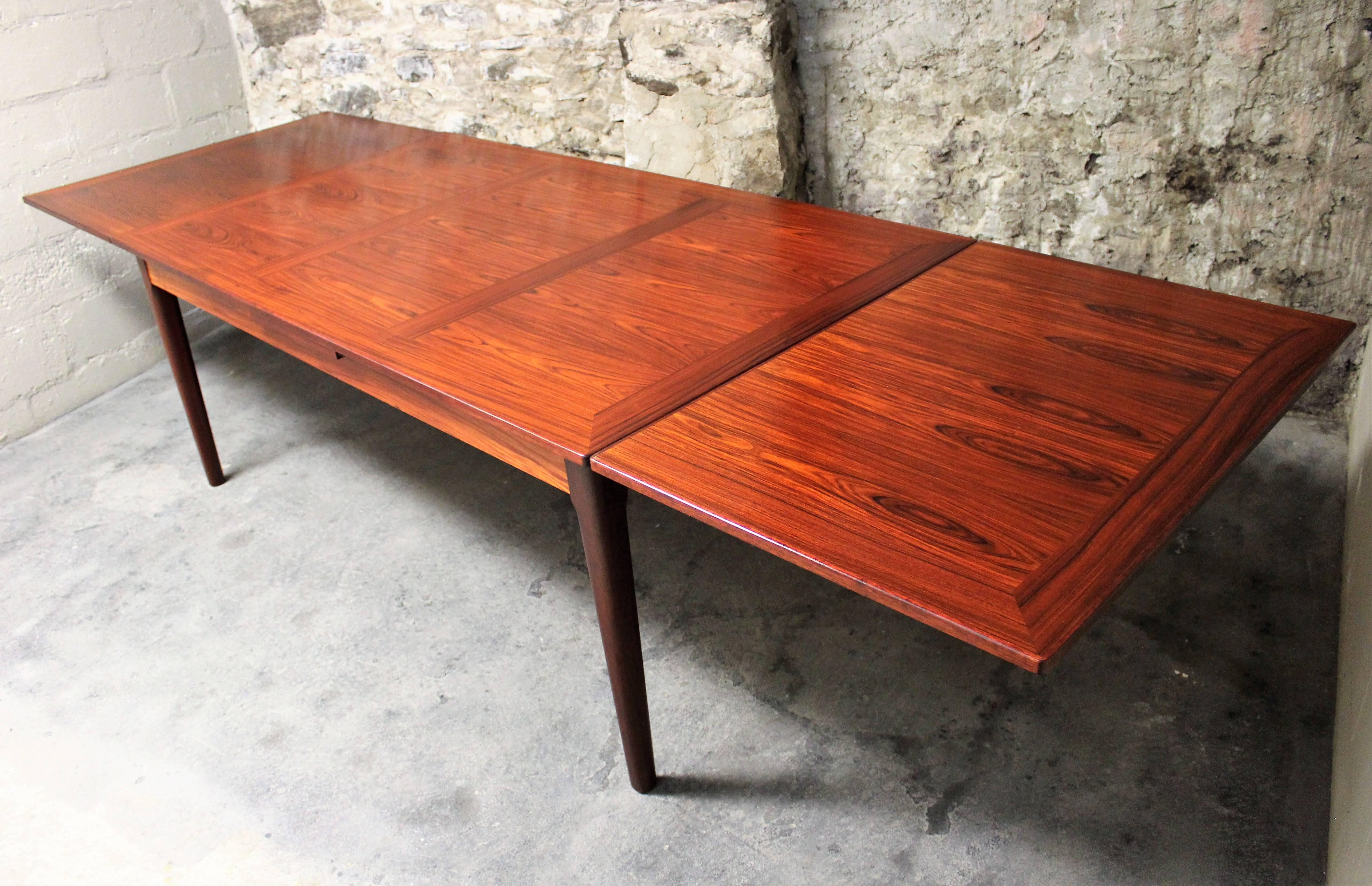 Scandinavian Modern Large Danish Dining Room or Conference Table by Skovby