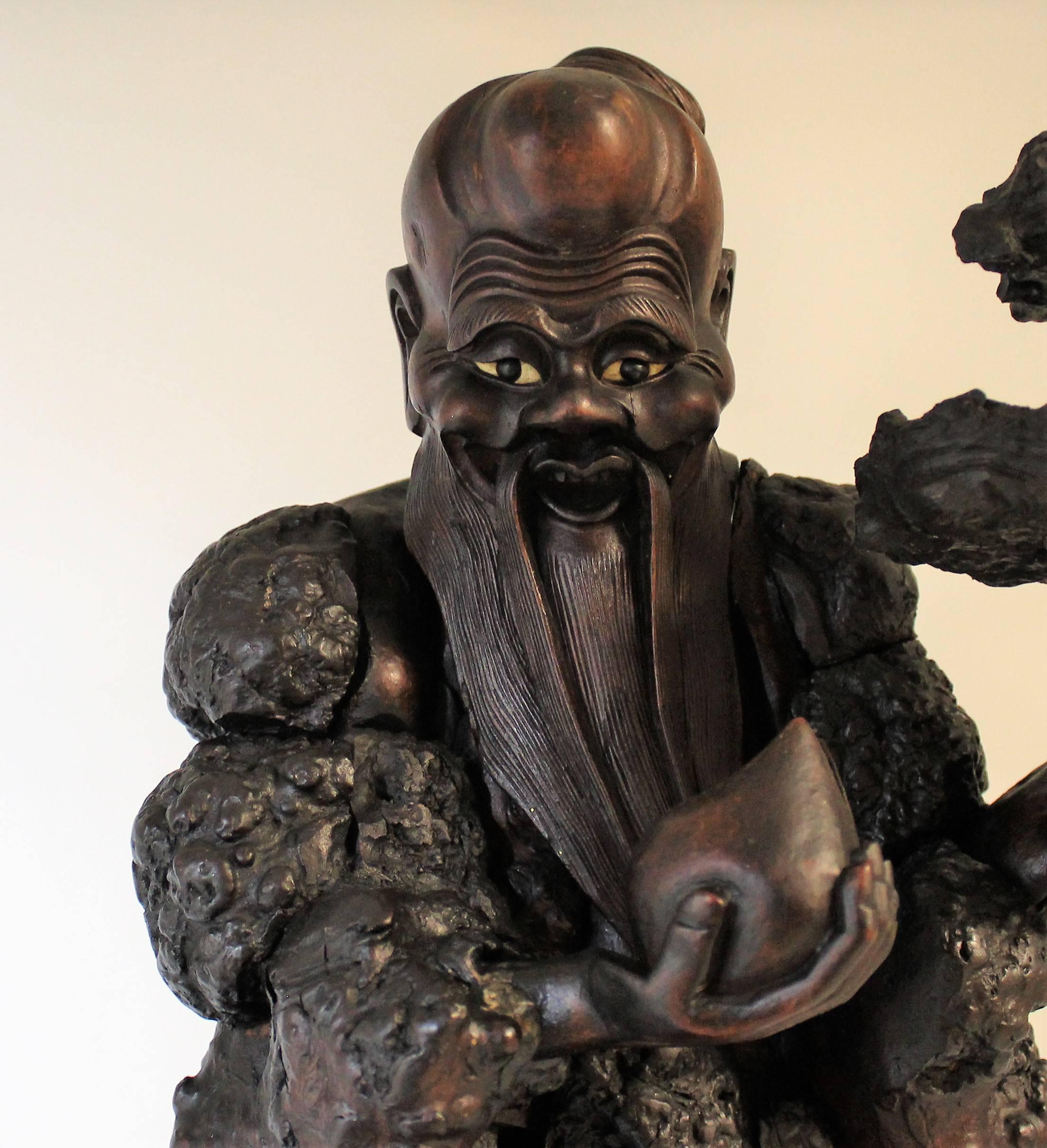 Early 20th Century Japanese Root Carving 3