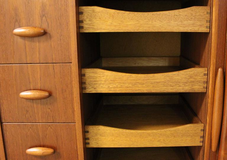 Danish Teak Gentleman's Chest/Dresser by Dyrlund at 1stDibs dyrlund