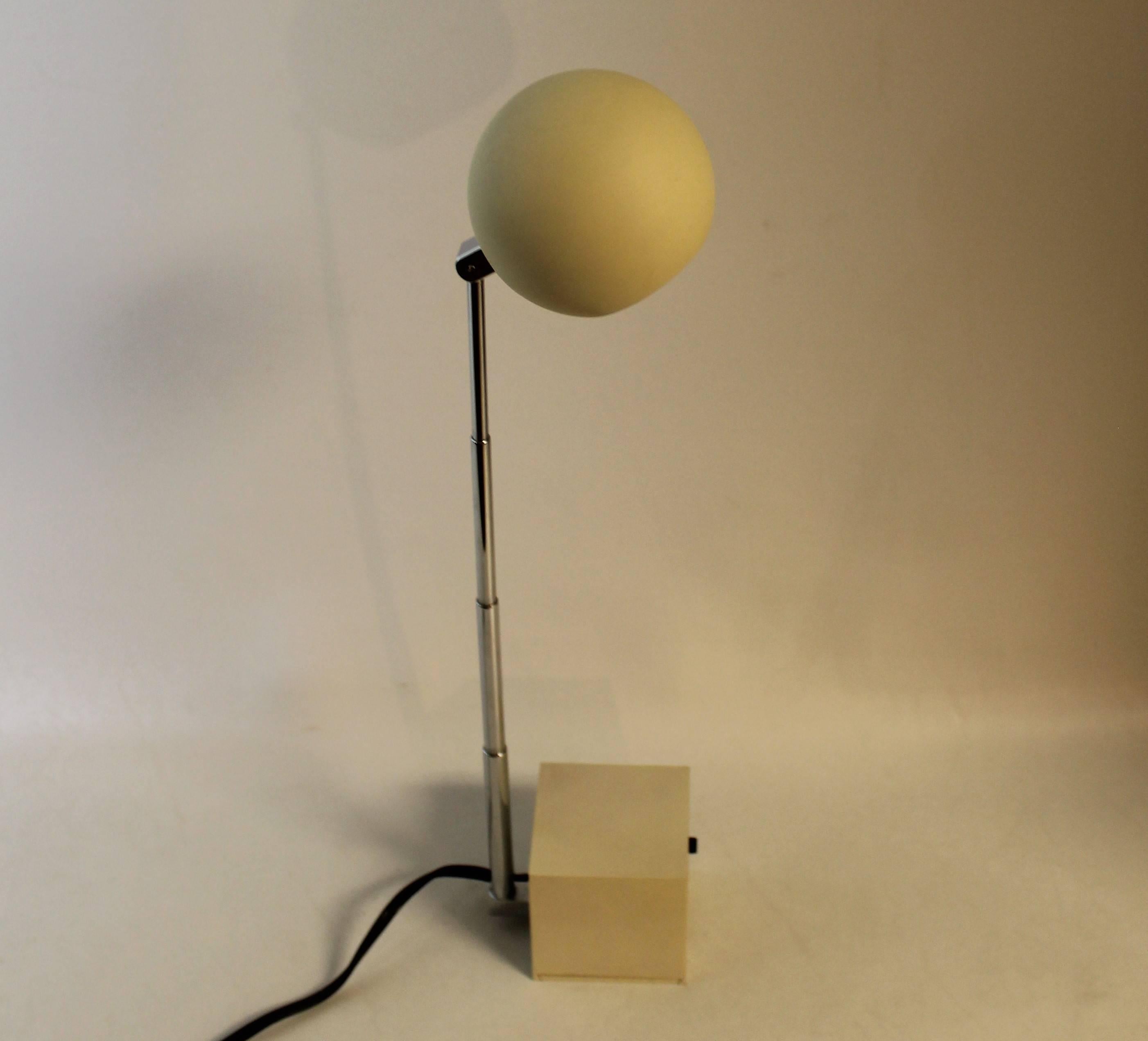 Mid-Century Modern Michael Lax for Lightolier Lytegem Telescoping Task Lamp