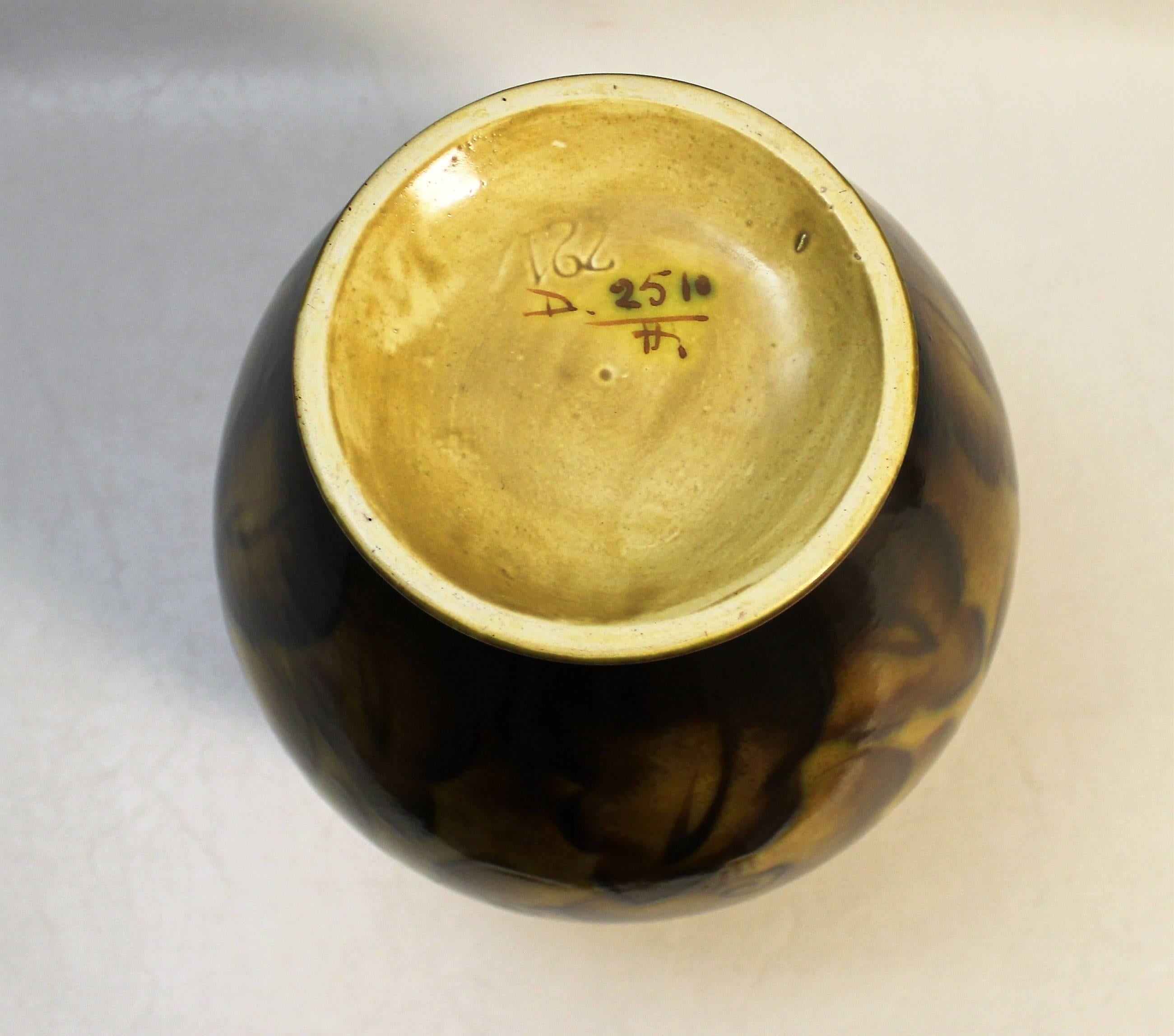 Charles Catteau für Boch Freres Keramis-Vase im Art déco-Stil  im Zustand „Hervorragend“ in Hamilton, Ontario