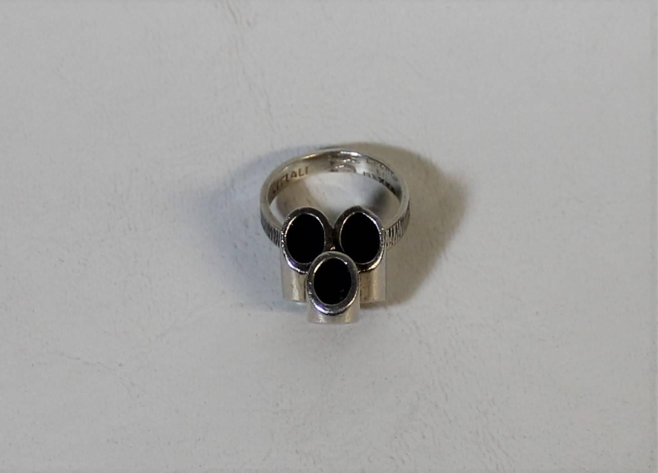 Citlali Manuel Porcayo Sterling Silver Brutalist Ring 1