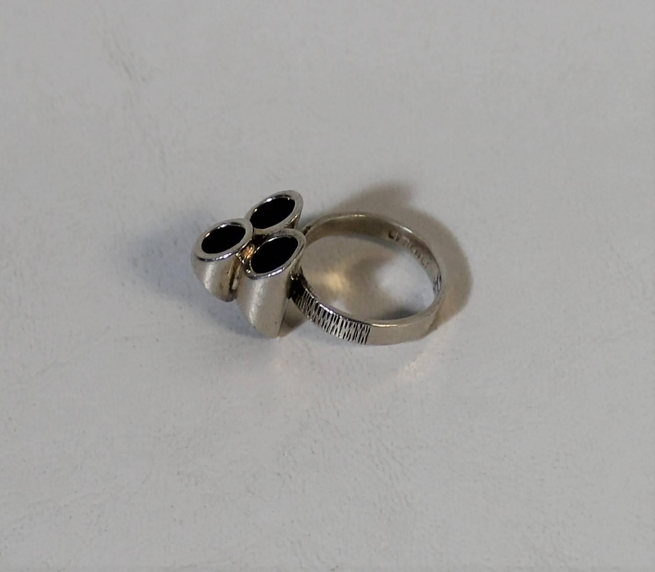 Citlali Manuel Porcayo Sterling Silver Brutalist Ring 2