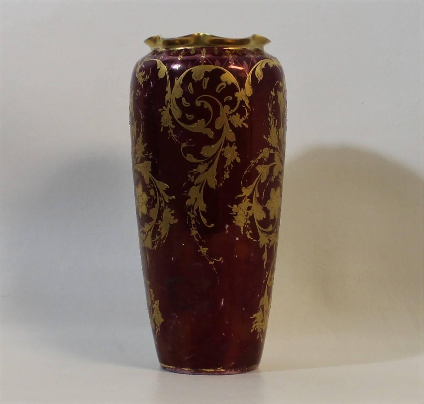 Royal Vienna Style Art Nouveau Vase 1