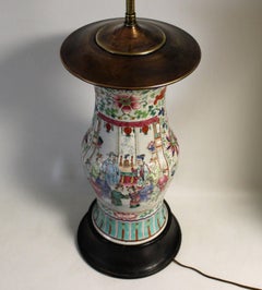 Early 20th Century, Chinese Porcelain Lamp