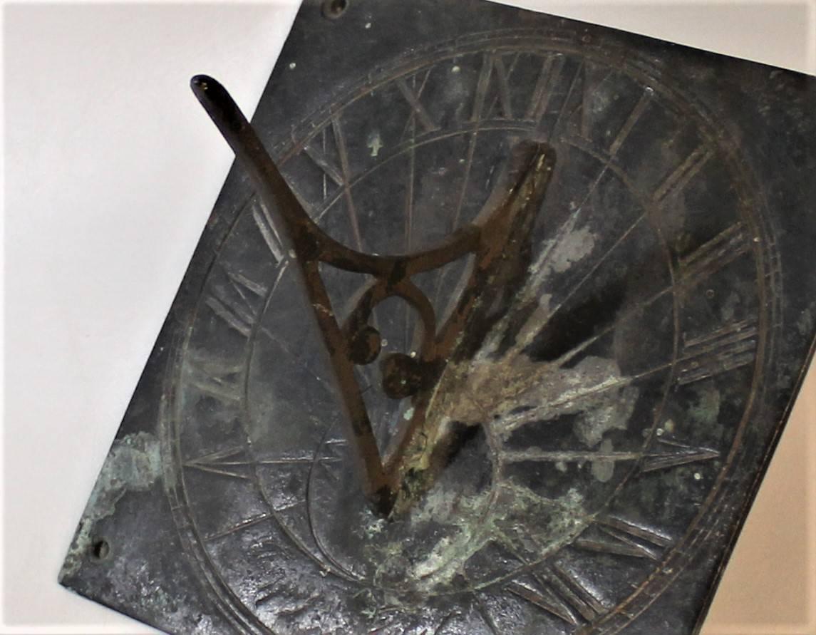 19th Century Bronze Sundial 3