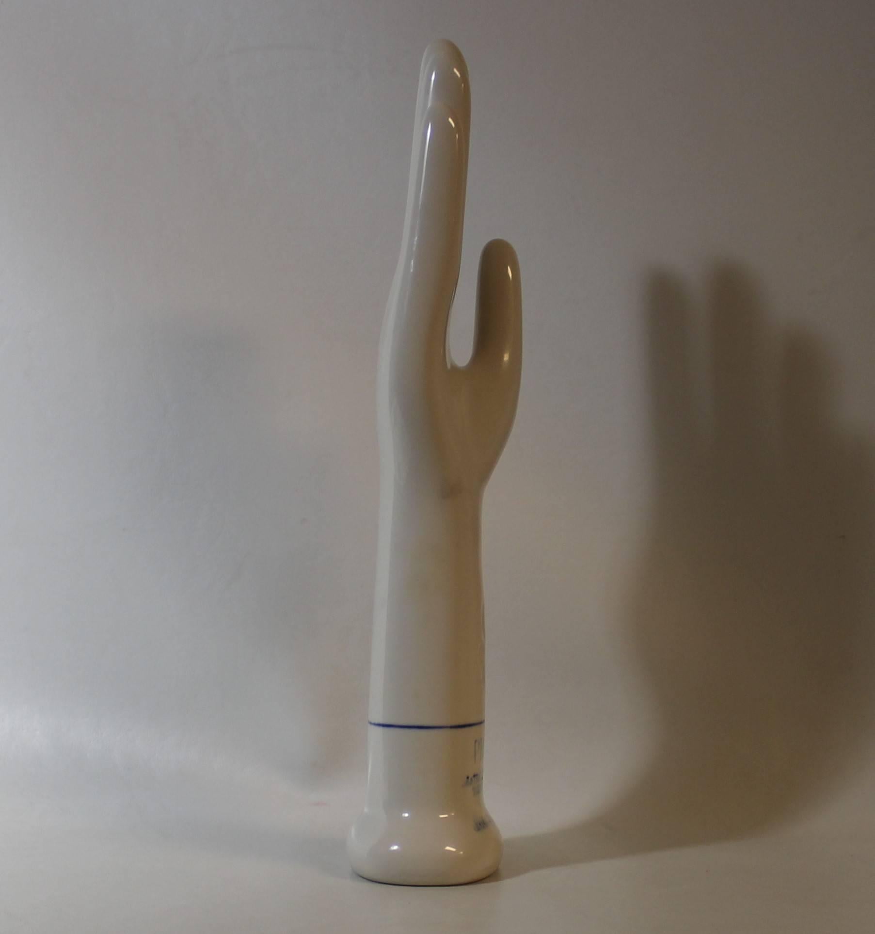 Industrial Porcelain Hand Mold In Excellent Condition In Hamilton, Ontario