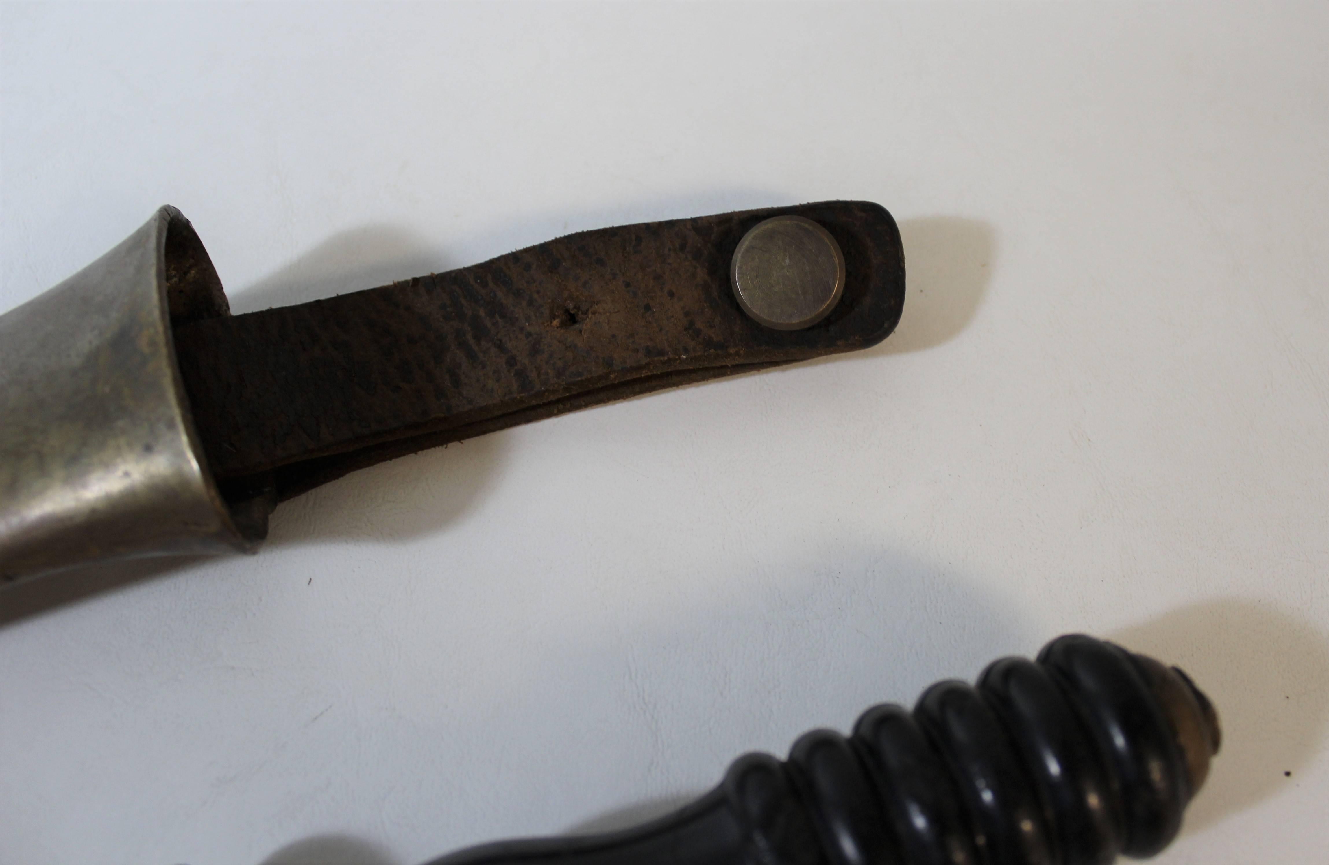 Siebe Gorman Military Diving Knife with Scabbard In Good Condition In Hamilton, Ontario