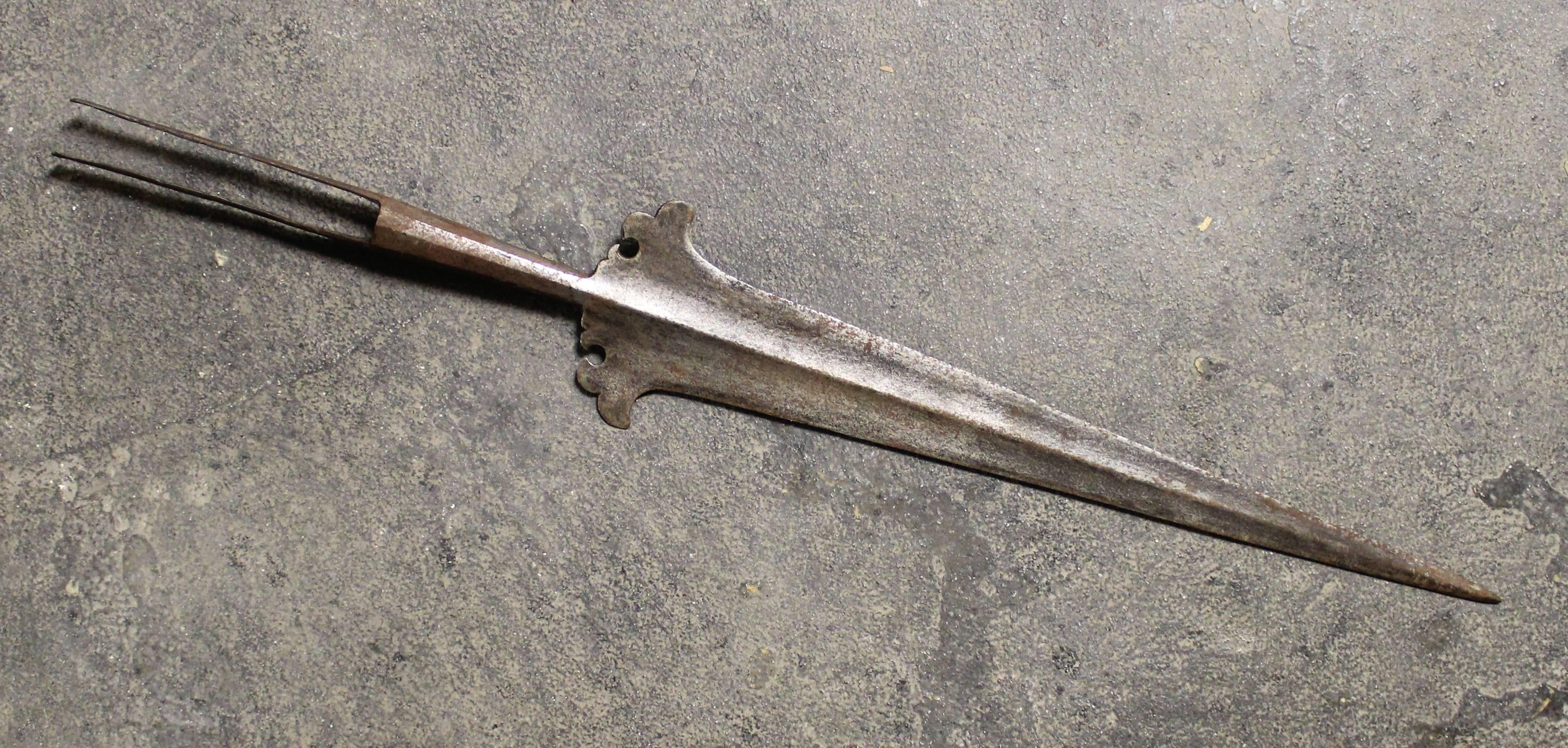 French Military Partisan/Halberd Polearm.