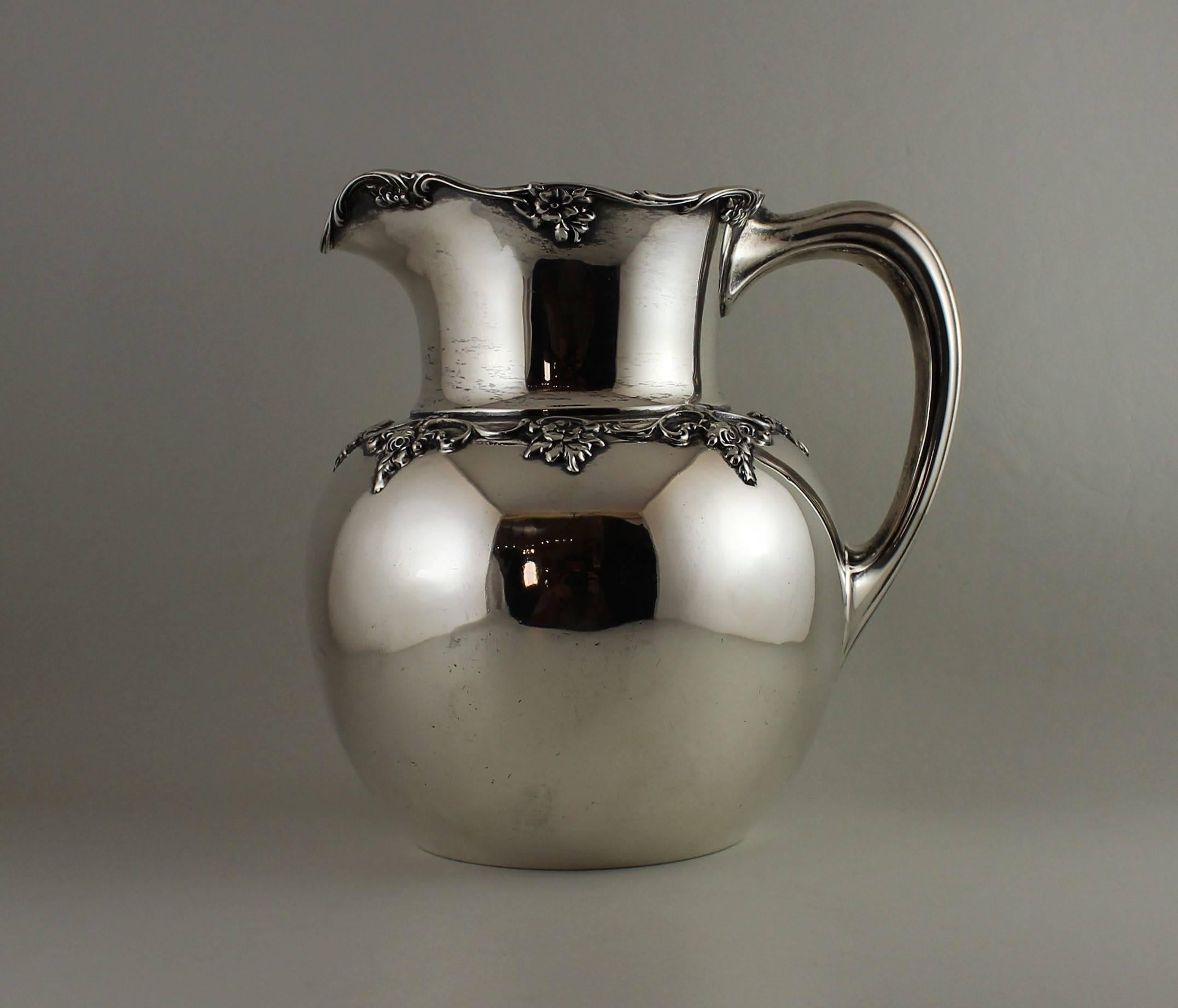 Gorham sterling silver pitcher or jug.