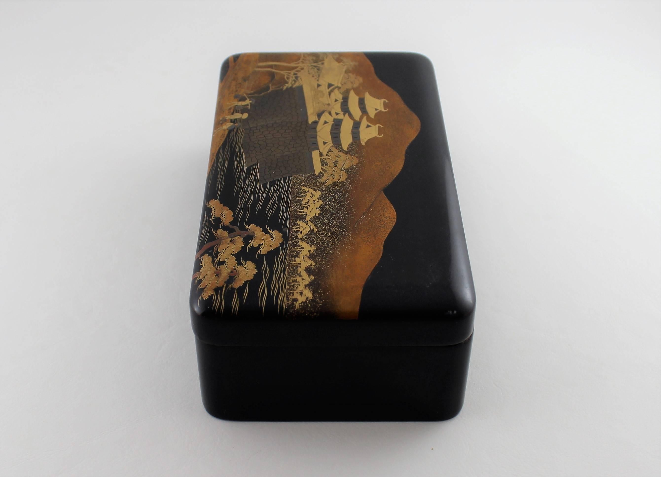 japanese lacquer boxes for sale