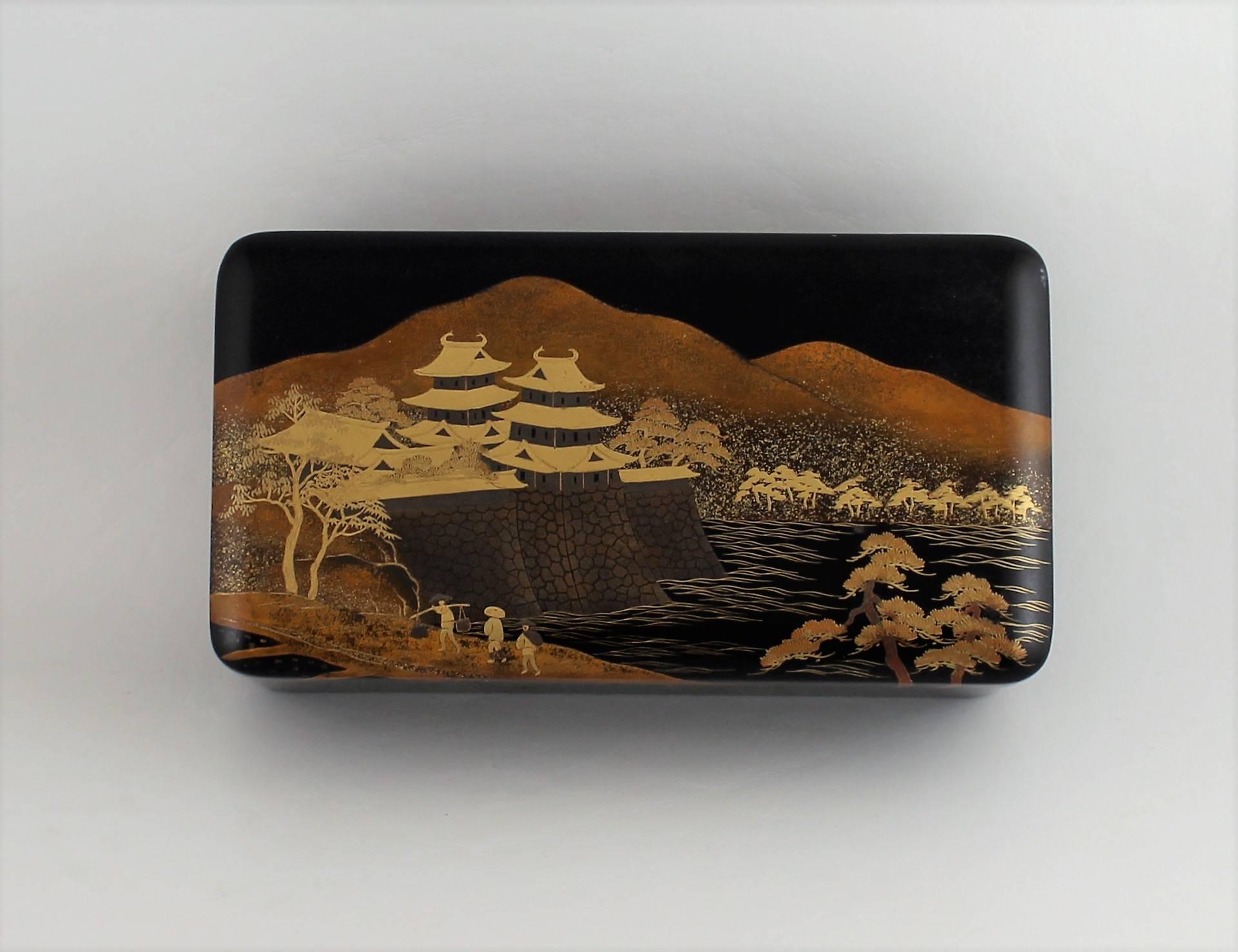 Japanese lacquer box.