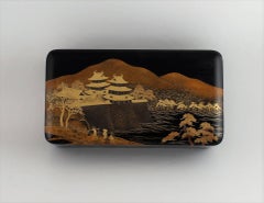 Boîte en laque japonaise
