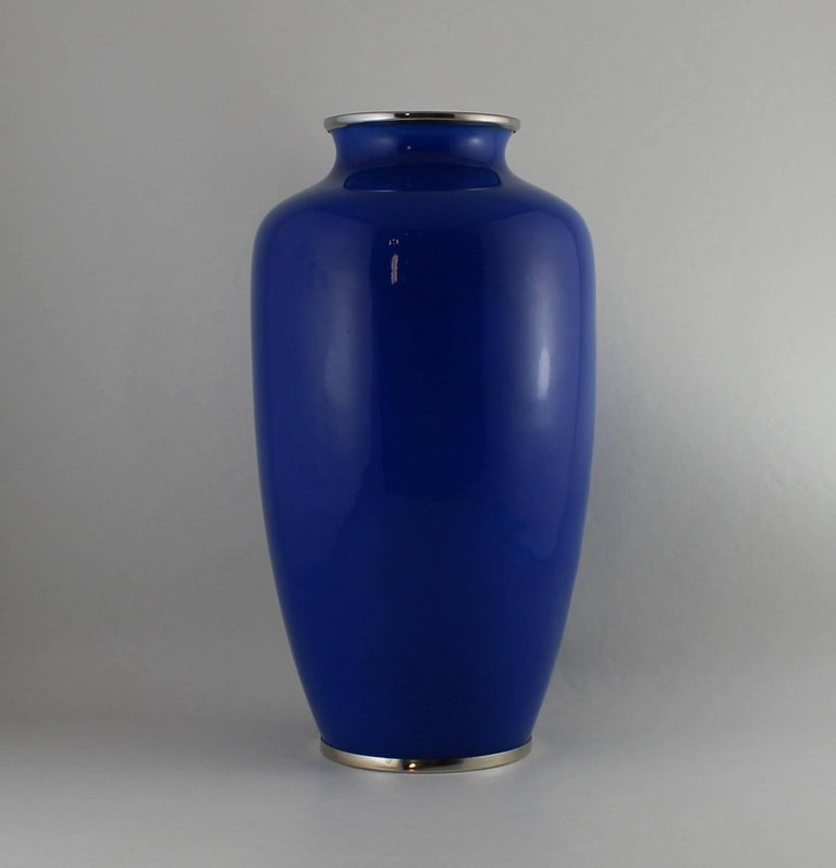Japanese Wireless Cloisonne Vase For Sale at 1stDibs