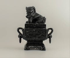 Chinese Soapstone Carved Box