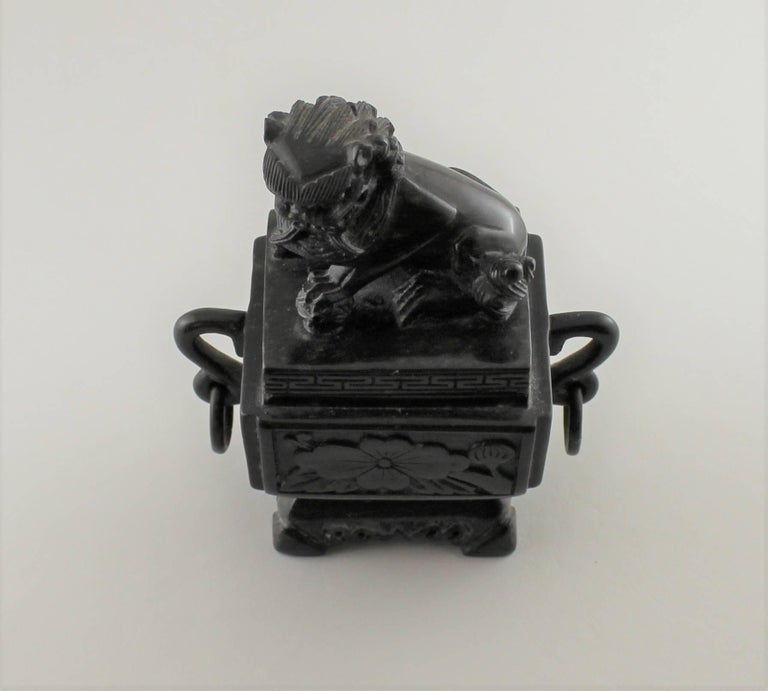 Chinese Soapstone Carved Box For Sale at 1stDibs