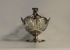 Birks Pierced Sterling Silver Basket