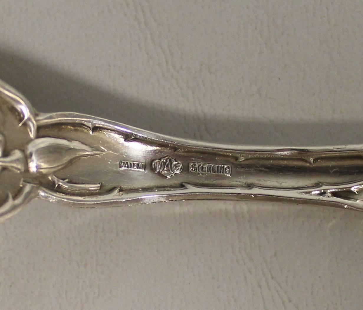 American 19th Century Sterling Silver Berry Spoon 1