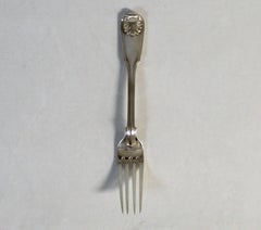 Twelve 19th Century Chawner & Co George William Adams Sterling Silver Forks