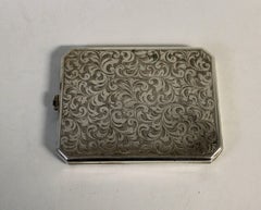 Russian Tsarist Silver Cigarette Case