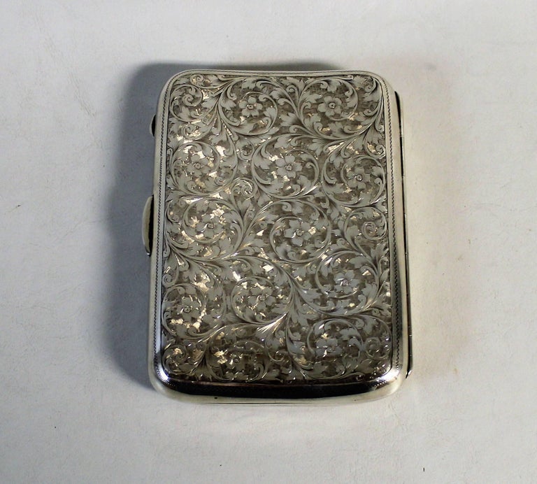 Colen Hewer Cheshire Sterling Silver Cigarette Case