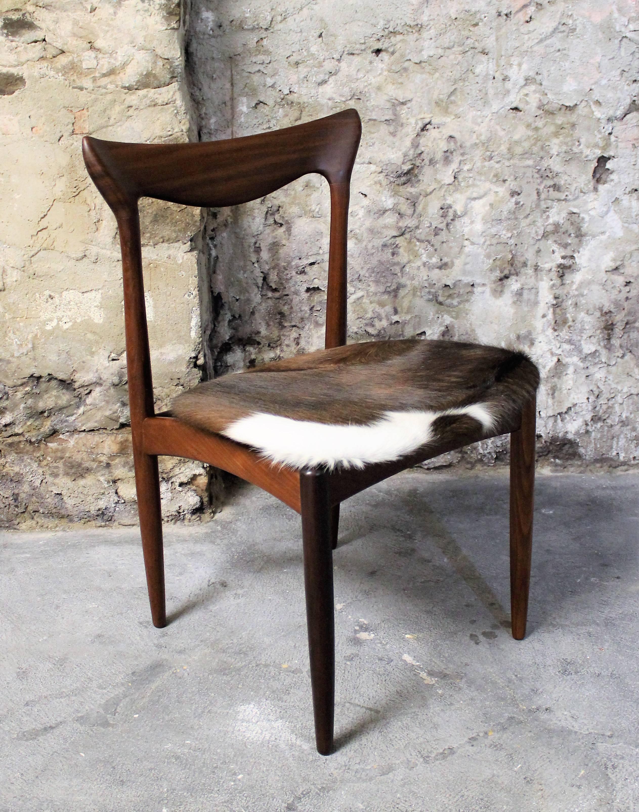 cowhide dining chairs